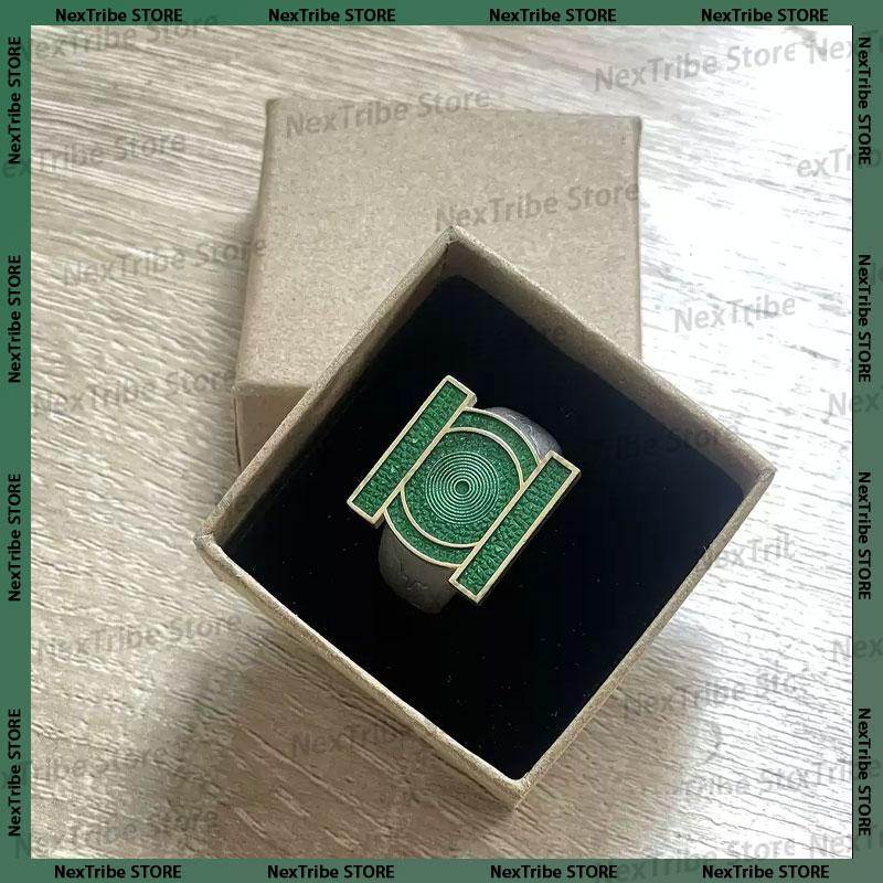 Men'S Accessories Rings - In Stock Green Lantern Metal Ring