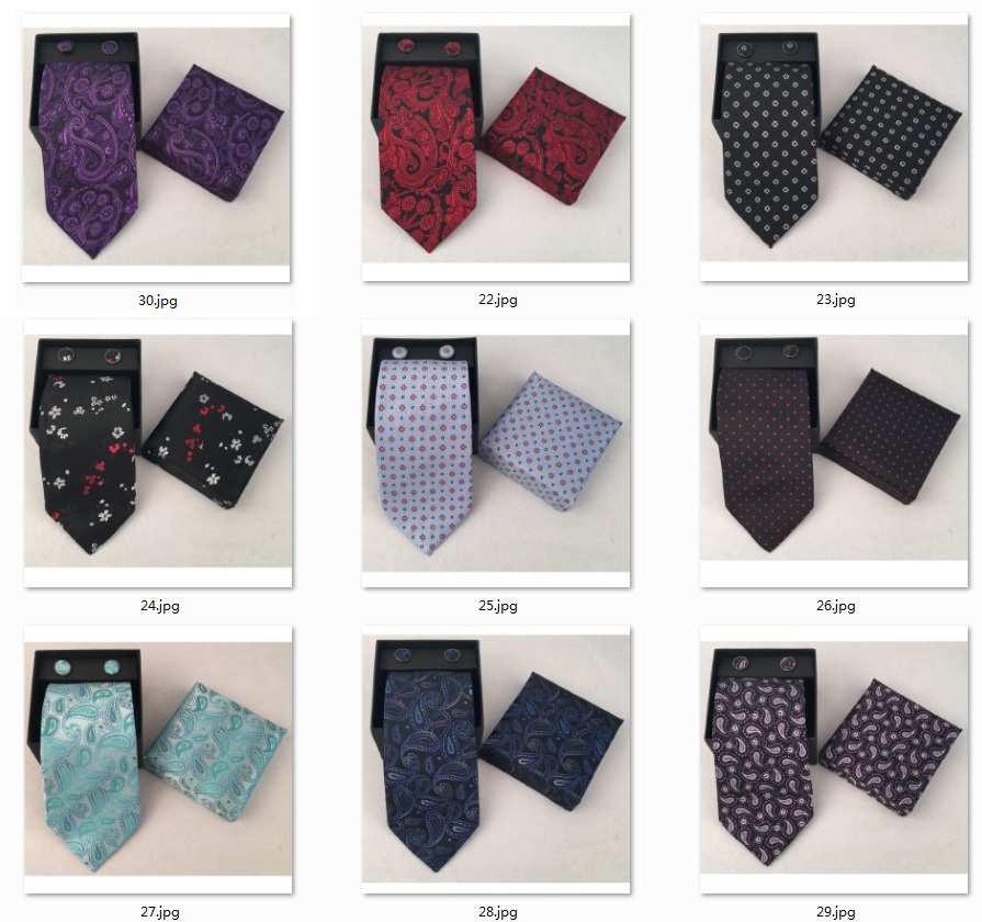 Casual Men's Neck Tie Handkerc - đánh giá và giá Neck Tie Set Box