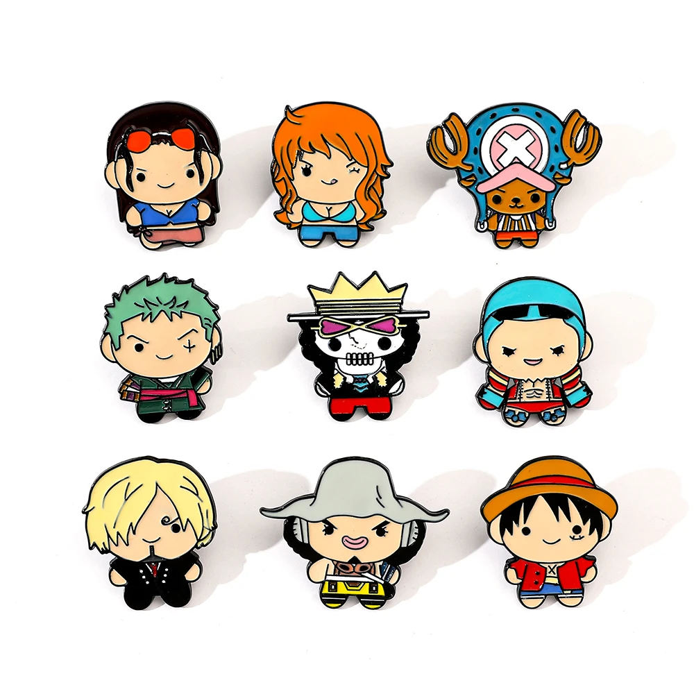 9 Pcs Creative Cartoon Brooch  - đánh giá và giá Lapel Pin Enamel