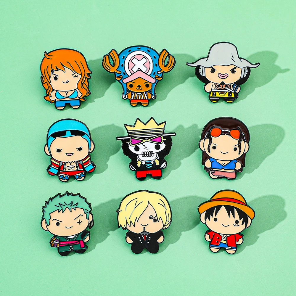 9 Pcs Creative Cartoon Brooch  - đánh giá và giá Lapel Pin Enamel