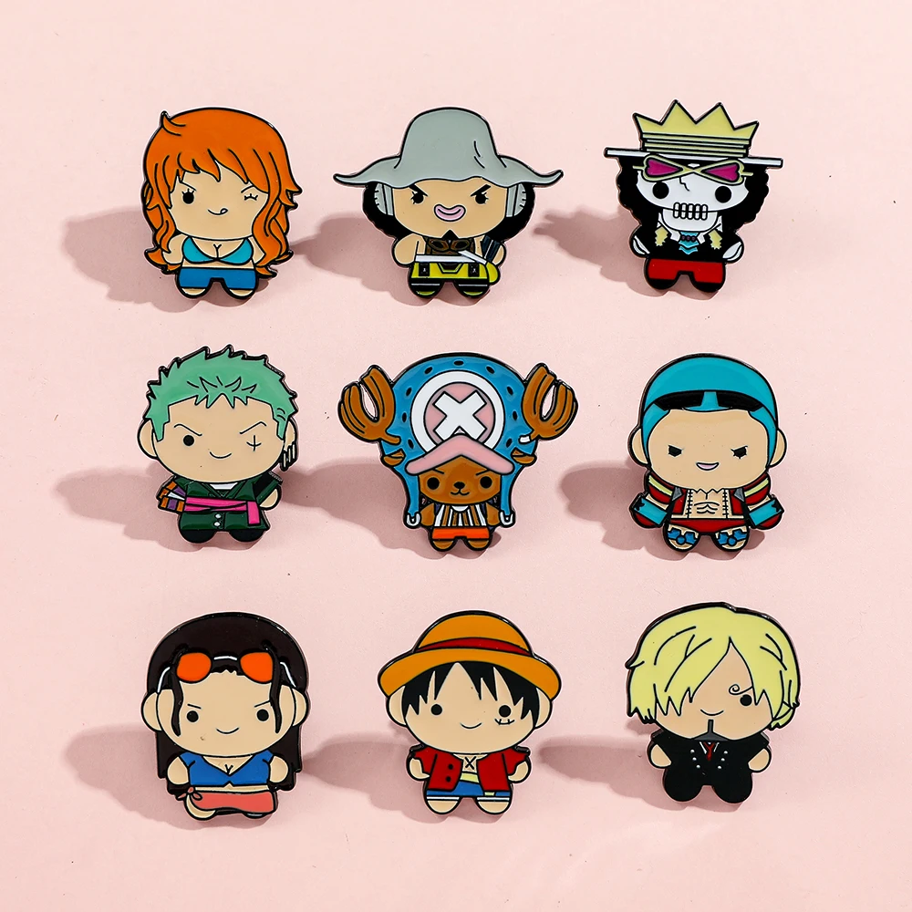9 Pcs Creative Cartoon Brooch  - đánh giá và giá Lapel Pin Enamel