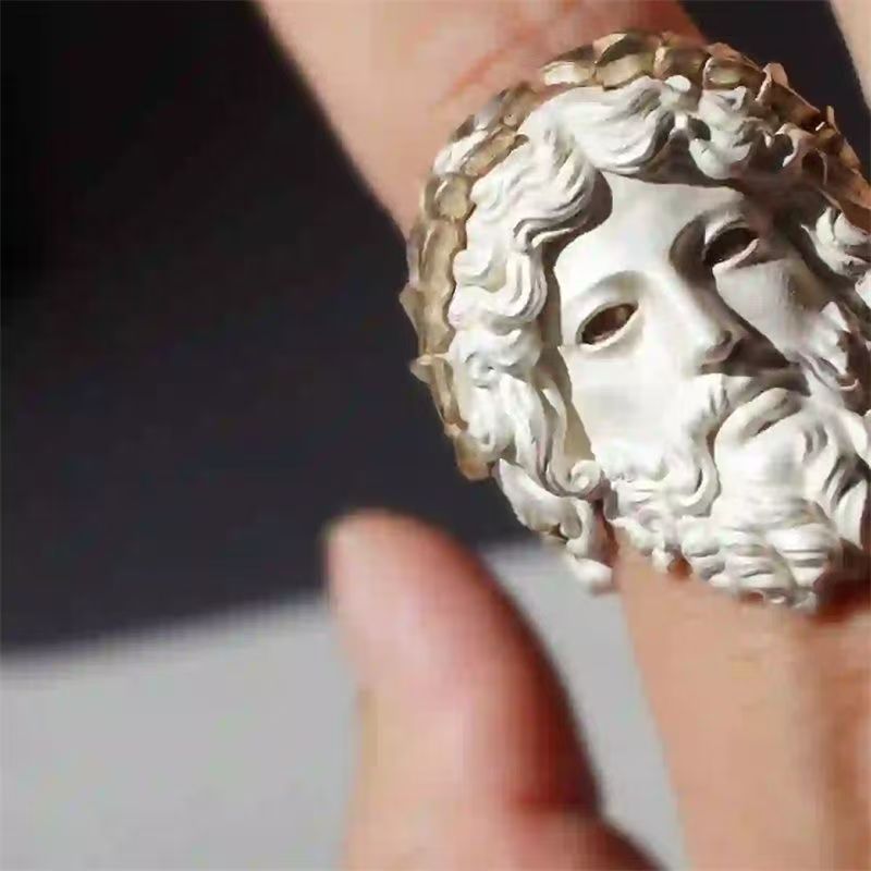 Greek Mythology Zeus Ring Burn - đánh giá và giá Zeus Men Accessories
