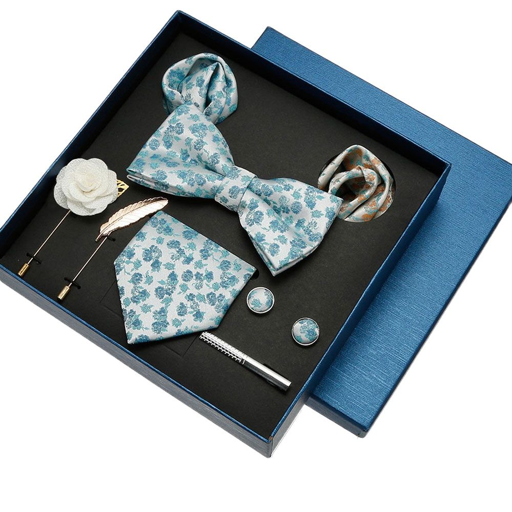Luxury Silk Tie Hankies Set In - đánh giá và giá Neck Tie Set Box