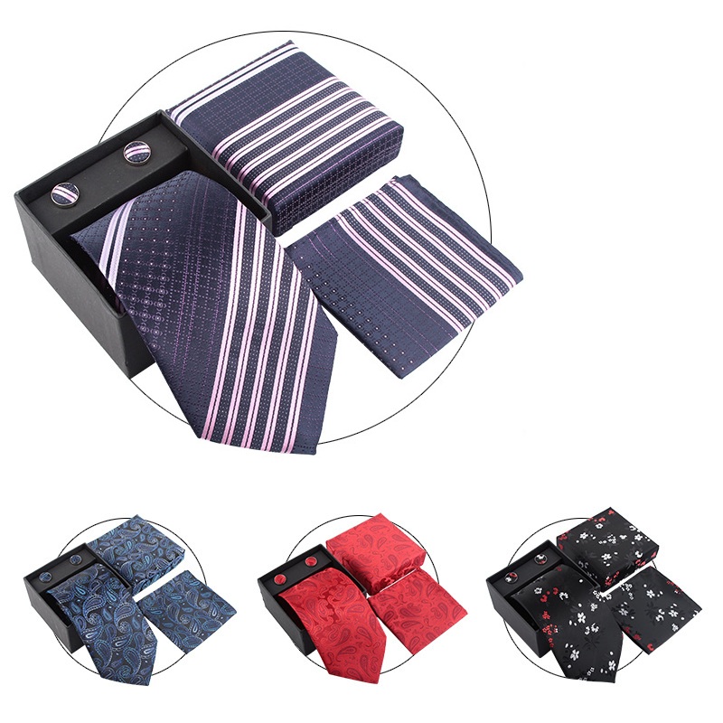 Men Neck Tie Sets Wedding Ties - đánh giá và giá Neck Tie Set Box
