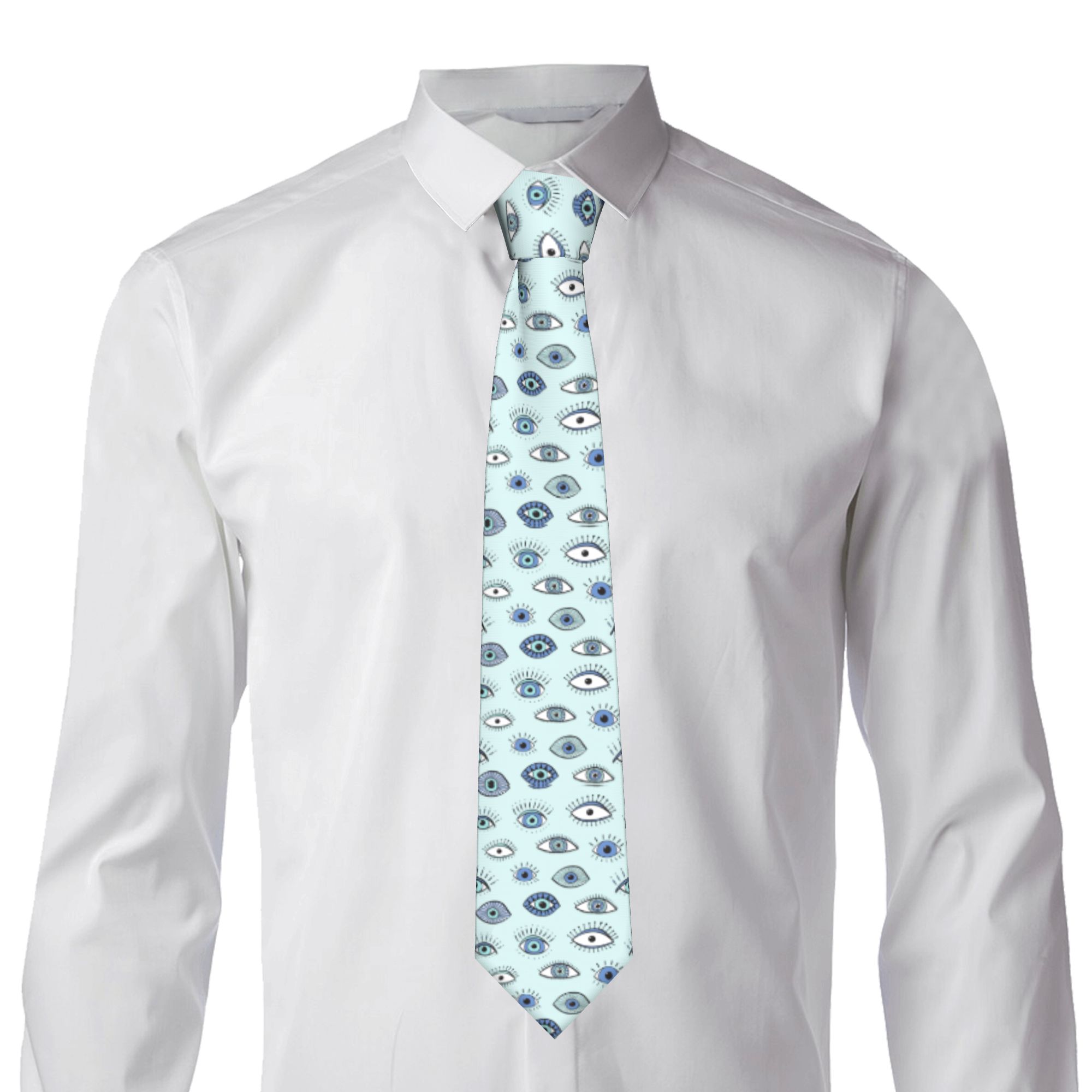 Evil eye Neckties Casual 8 cm  - đánh giá và giá Men Accessories Evil Eye