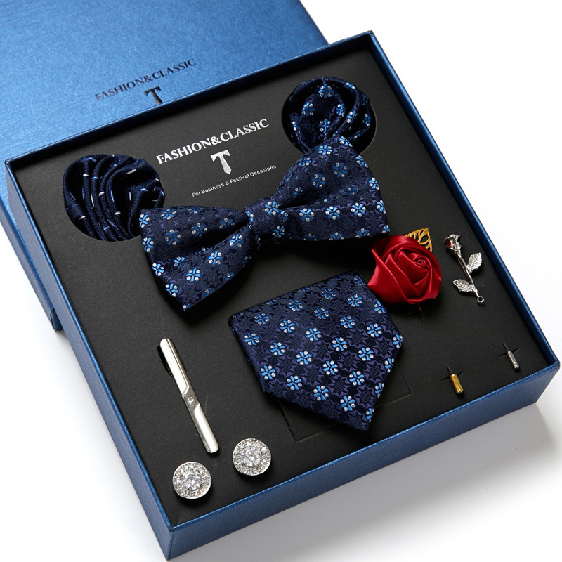 Xanh Nam Thắt Tặng Hộp Họa Tiế - đánh giá và giá Neck Tie Set Box