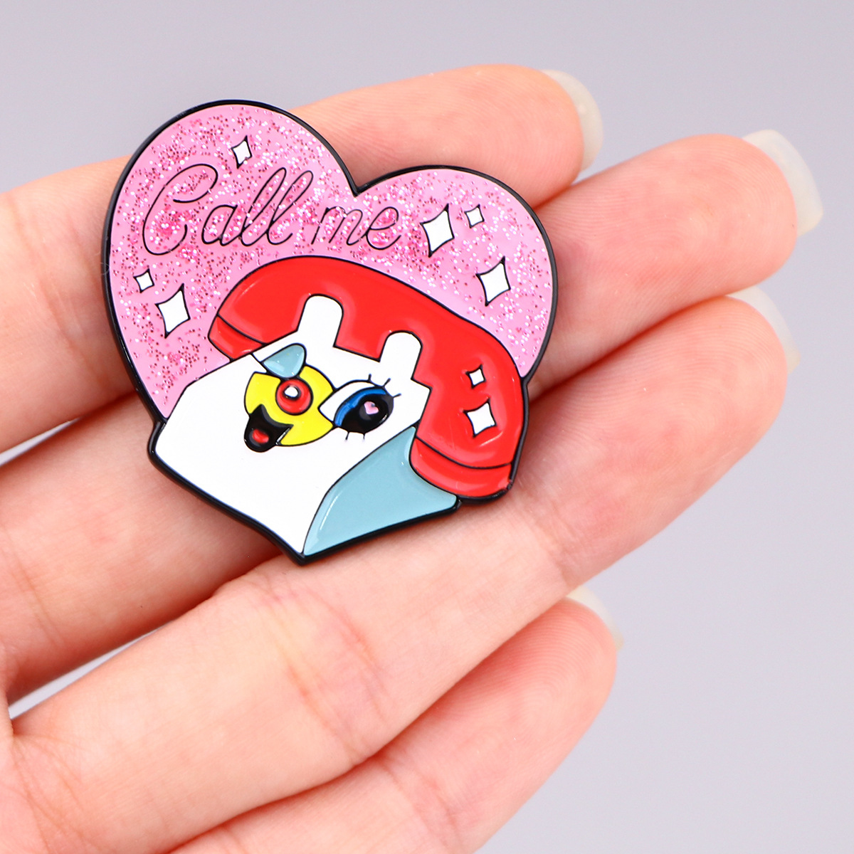 Cute Police Girl Alloy Brooch  - đánh giá và giá Lapel Pin Enamel
