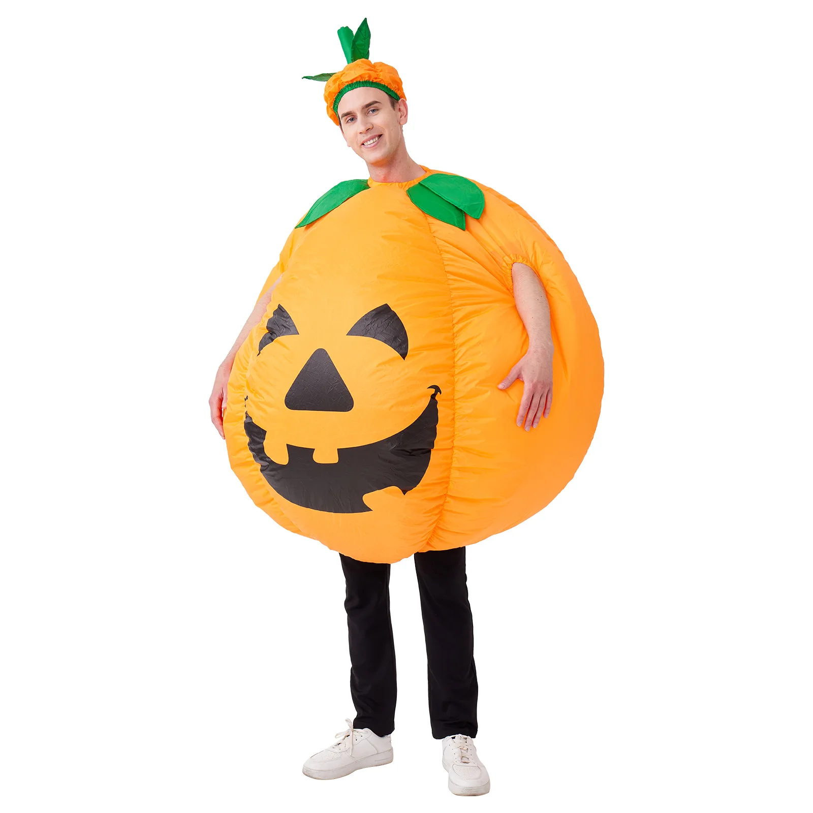 New Halloween Pumpkin Inflatab - đánh giá và giá Men Accessories Hat