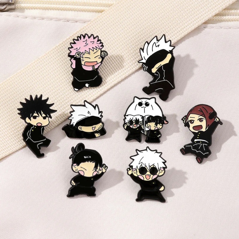 8pcs Anime Itadori Yuji Enamel - đánh giá và giá Lapel Pin Enamel