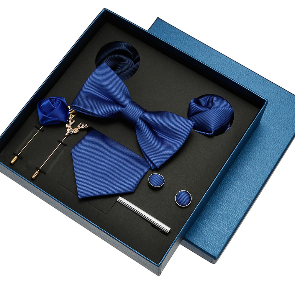 Plain Tie Set For Men Solid Co - đánh giá và giá Neck Tie Set Box