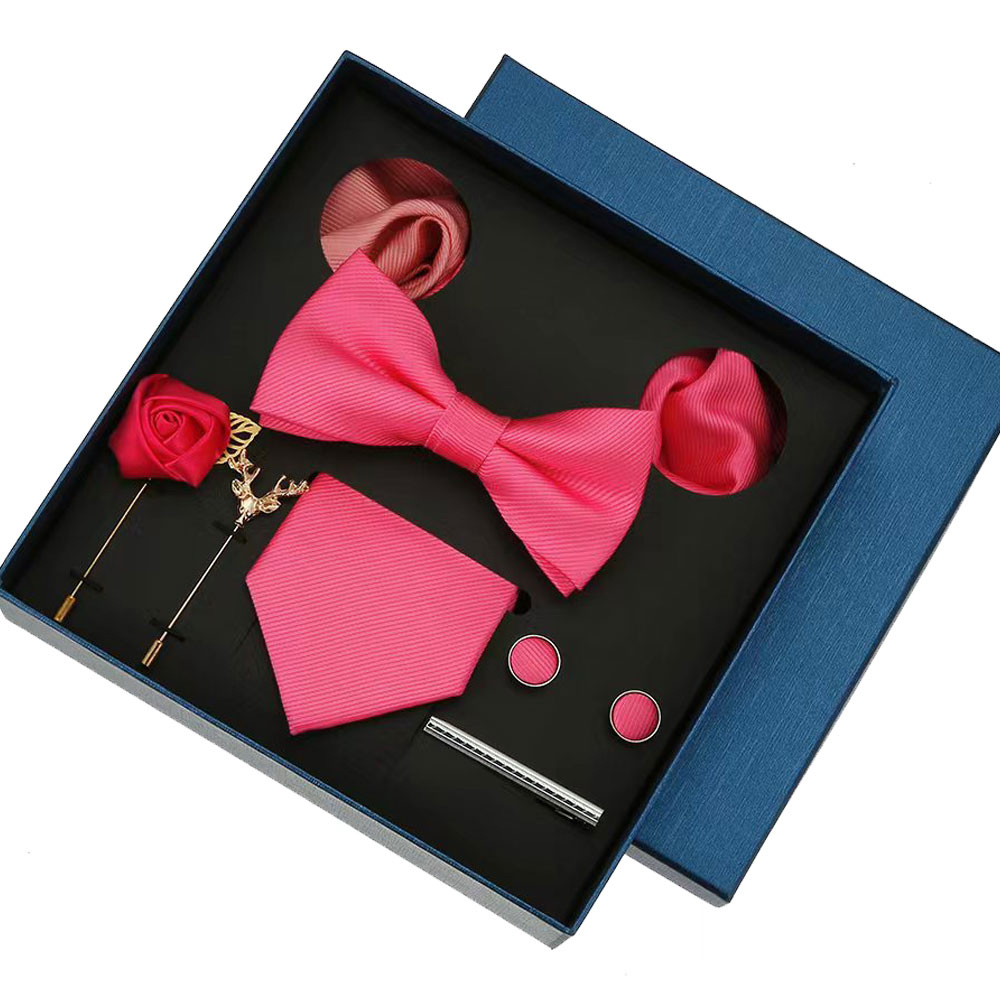 Plain Tie Set For Men Solid Co - đánh giá và giá Neck Tie Set Box